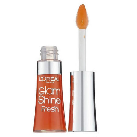 Brillo de labios, Loreal, Glam Shine Fresh, 185 Aqua Lychee, 6 ml