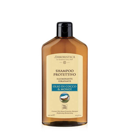 Coconut and monoi oil shampoo, 300 ml, L'Erboristica