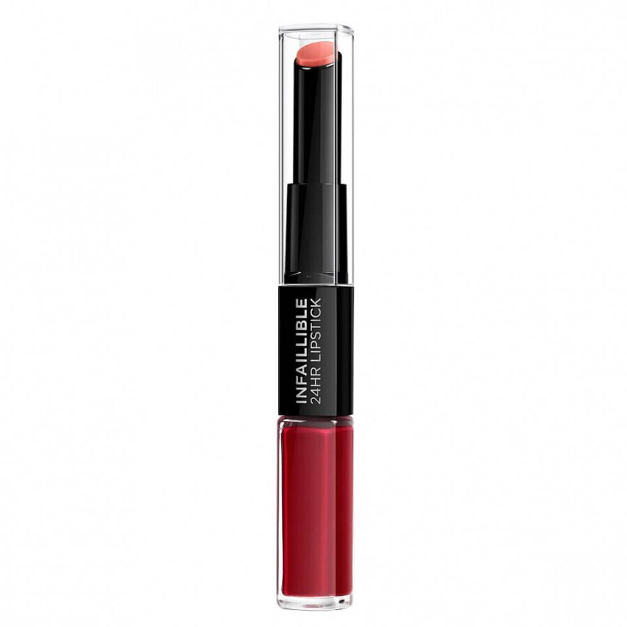 L'Oreal Paris Infaillible 24H 700 Boundless Burgundy Rossetto liquido resistente al trasferimento,