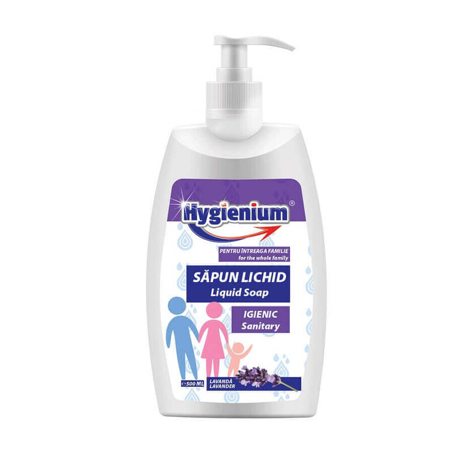 Vloeibare zeep met lavendel, 500 ml, Hygienium