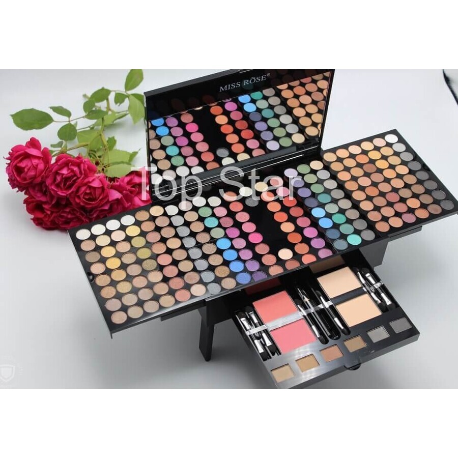 Miss Rose Palette 190 colori kit trucco multifunzionale