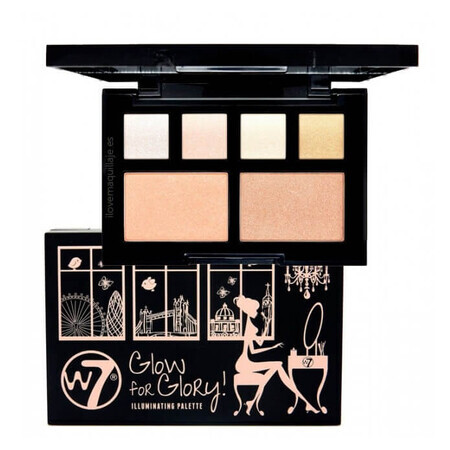 Glow For Glory W7 Glow For Glory Palette di polveri illuminanti