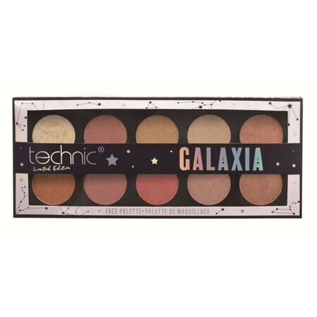 Technic Galaxia Galaxia Face Palette Edizione Limitata Palette di polveri illuminanti