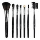 Set di 7 pennelli da trucco Fraulein Black