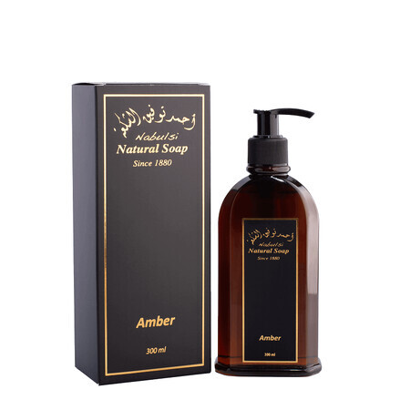 Soap Hand Wash with amber, 300 ml, Nabulsi