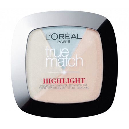 Poudre illuminante, Loreal, True Match Highlight, 302 Icy Glow