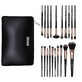 Set de 20 brochas de maquillaje Senso Pro Milano Negro Oro + Bolsa