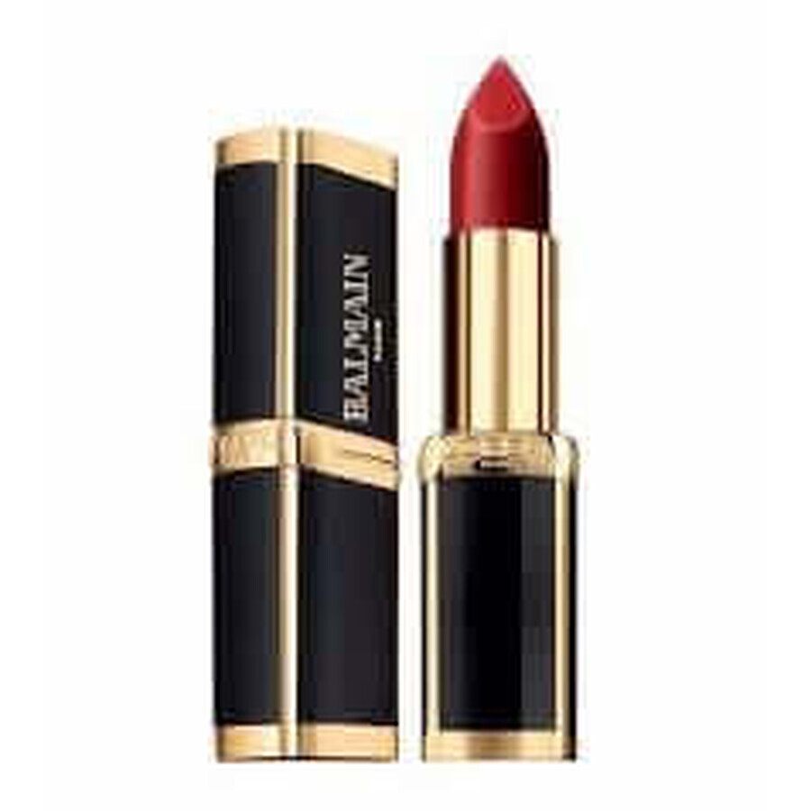 Rouge à lèvres Loreal Balmain, nuance Domination