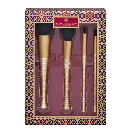 Set van 4 make-up kwasten Body Collection kwasten