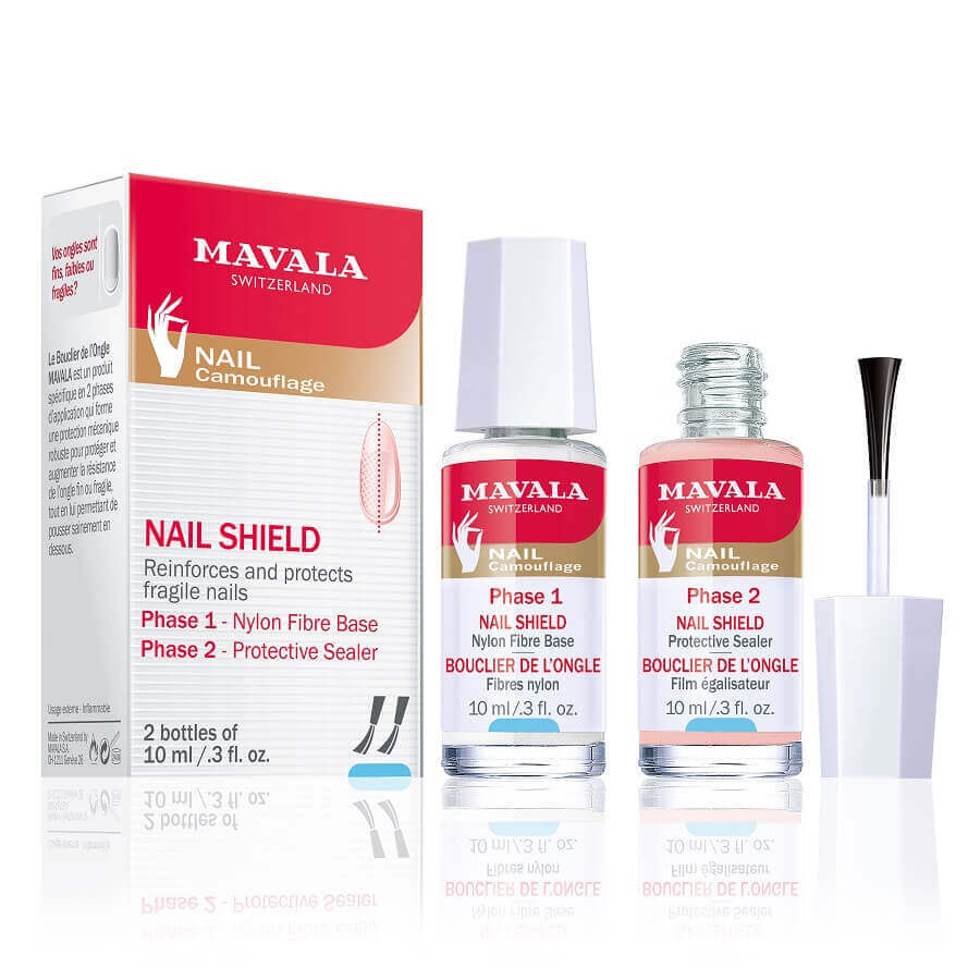 Two-phase delicate nail shield, 2 x 10 ml, Mavala