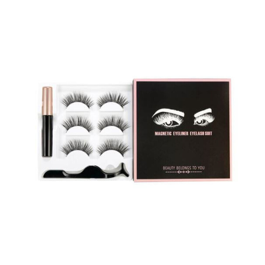 Magnetic Lashes Set, Beauty Belongs To You, False eyelashes with magnetic brush, No. 11