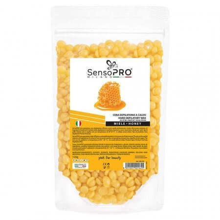 Granuli di cera epilatoria elastica, SensoPro, Miele, 100 g