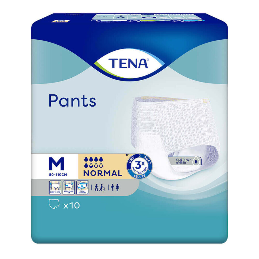 Collants Normal M, 10 pièces, Tena