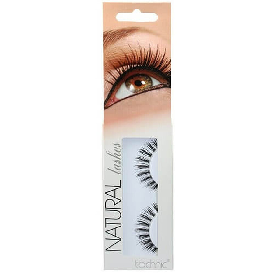 False eyelashes, Technic, Natural Lashes, glue included, A27