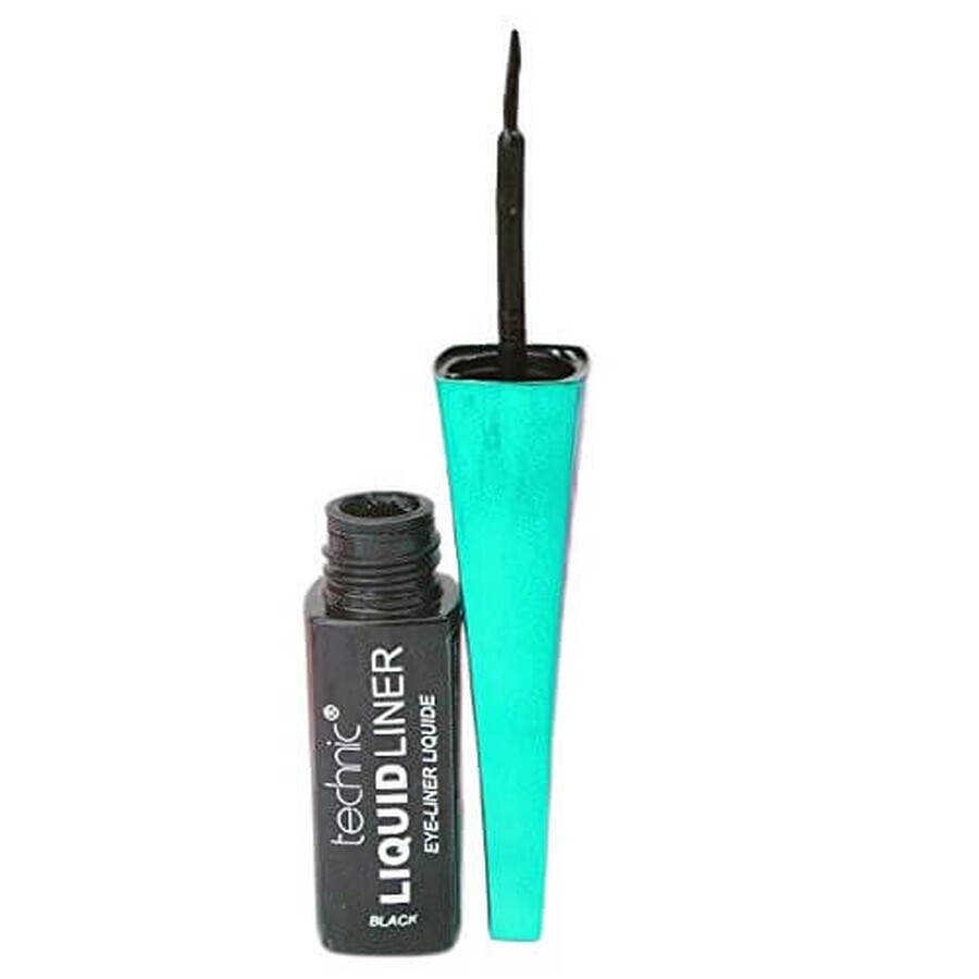 Eye Liner, Technic, Liner liquide, Waterproof, Noir, 6 ml