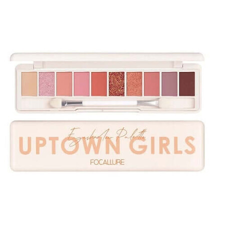 Lidschattenpalette, Focallure, Uptown Girls, 02 Sakura In Dream