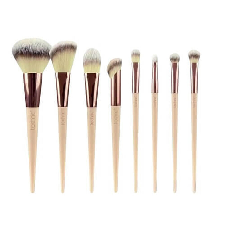 Set de 8 pinceaux de maquillage, Technic, Brush Set