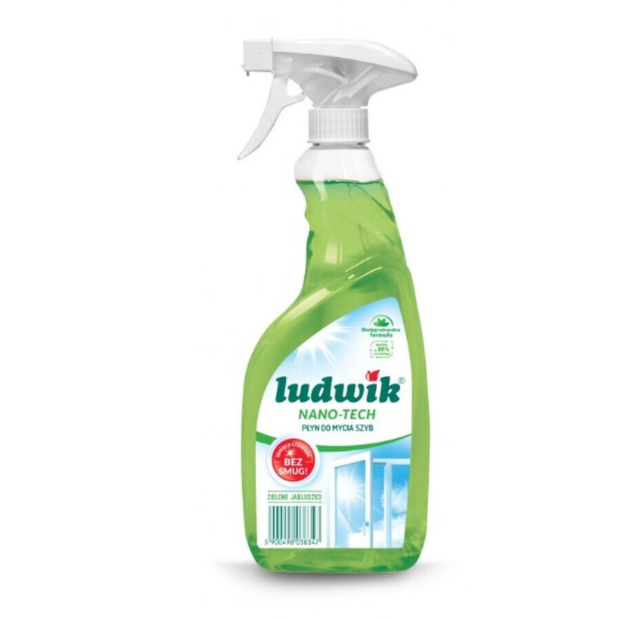 Ludwik Jabko Polvere per la pulizia del vetro, 600 ml