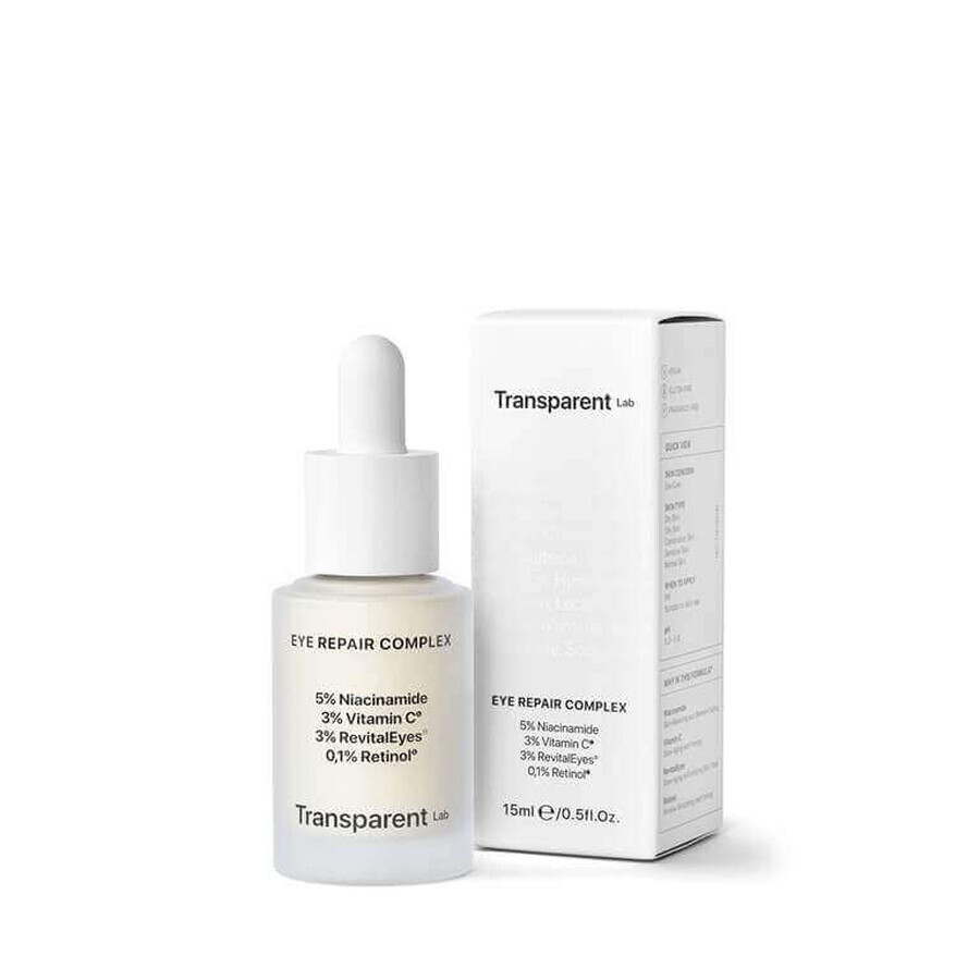 Anti-aging and repairing eye serum, 15 ml, Transparent Lab