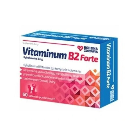 Family Health Vitaminum B2 Forte, 60 compresse