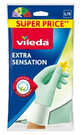 Vileda, Guanti Extra Sensation, taglia L, 1 paio