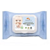 Biodegradable face and nose wipes, 24 pieces, Mommy Care