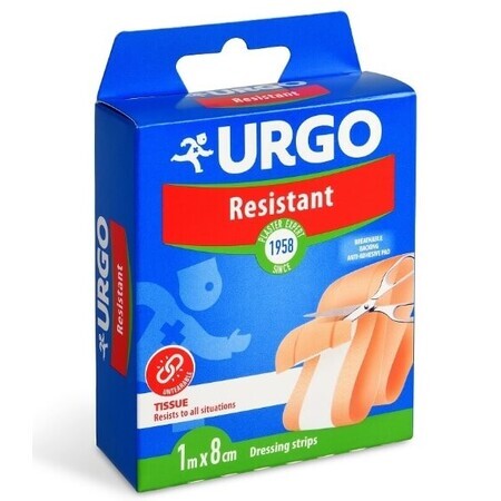 Urgo Resistant Neutral 1m x 8cm, 1 pz - Lunga durata!