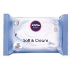 Soft & Cream Feuchttücher für Babys, 63 Stück, Nivea