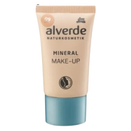 Alverde, Fond de ten mineral, Sand 09, 30 ml