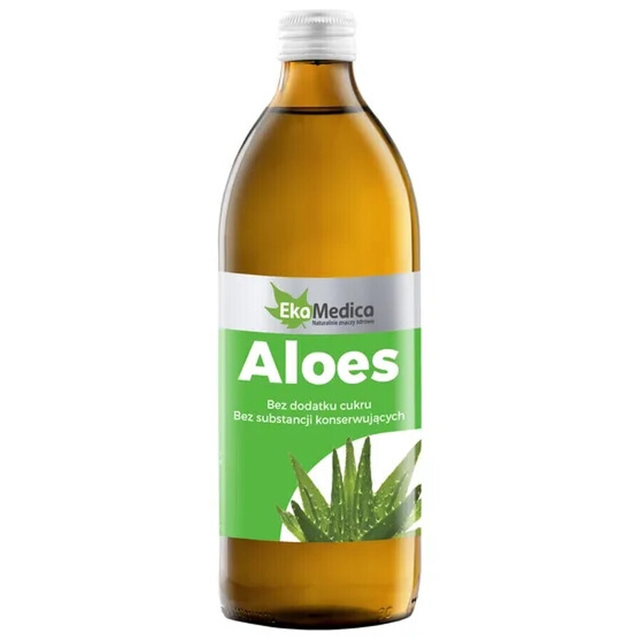 Aloe Vera, Aloe Vera Juice 99,8%, EkaMedica, 500 ml