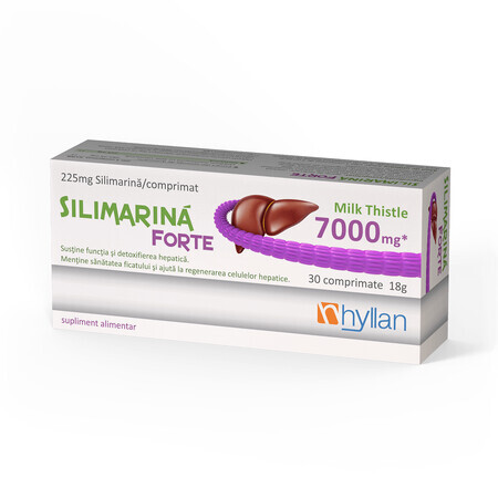 Silymarin Forte, 30 compresse, Hyllan