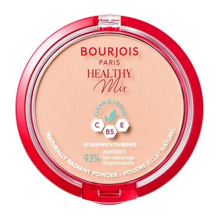 Bourjois Healthy Mix Clean pudră matifiantă vegană 03 Rose Beige, 11g