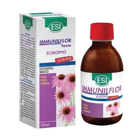 ESI Immunilflor - Sciroppo Tosse Secca e Grassa Junior Dispositivo Medico, 150ml