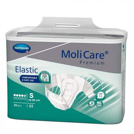 Slip per incontinenza MoliCare Premium Elastic 5 PIC taglia S (165181/1), 30 pezzi, Hartmann