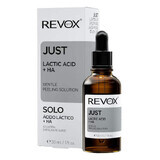 Exfoliating solution with lactic acid + HA, 30 ml, Revox