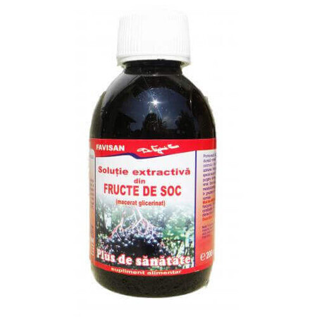 Soluzione estrattiva di bacche di sambuco, 200 ml, Favisan