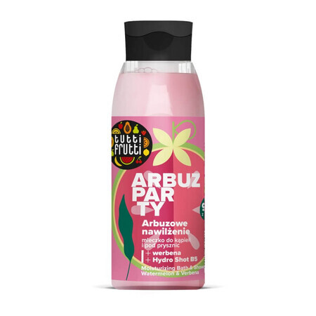 Farmona Tutti Frutti Lotion hydratante pour le bain et la douche Pastèque et verveine + Hydro Shot B5, 400ml