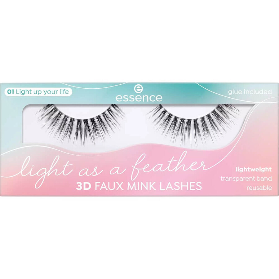 Essence Reusable artificial eyelashes with 3D effect 01