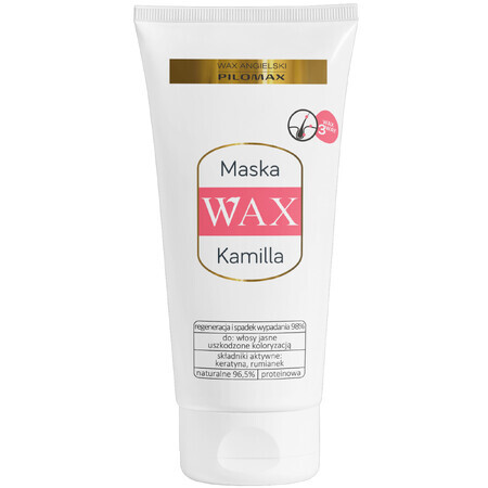 Maschera lisciante e idratante per capelli chiari Cera di Kamilla, 200ml