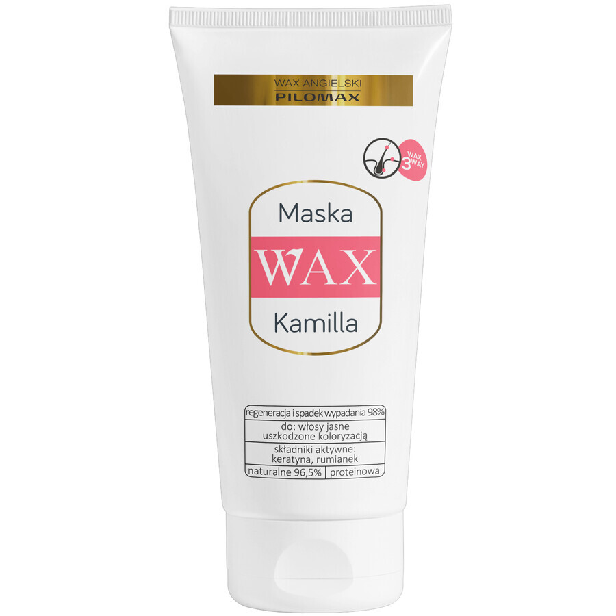 Maschera lisciante e idratante per capelli chiari Cera di Kamilla, 200ml