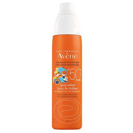 Spray protecție solară pentru copii cu SPF50+, 200 ml, Avène