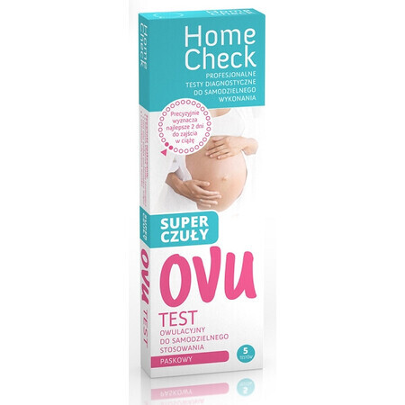 Ovulationstest Ov Ov Ovulationstest, LH super-sensitiv, Streifentest, 5 Einheiten - Long Term!