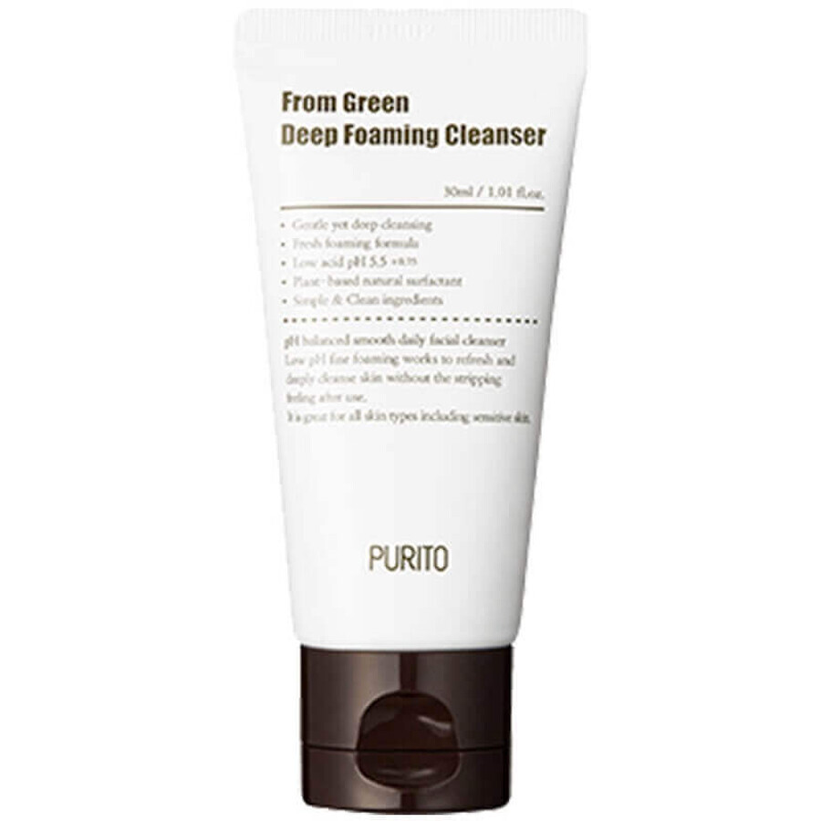 From Green intensive cleansing foam, 30 ml, Purito