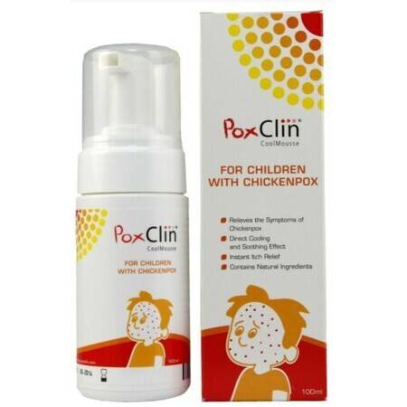 Poxclin chickenpox foam, 100 ml, Vitalia