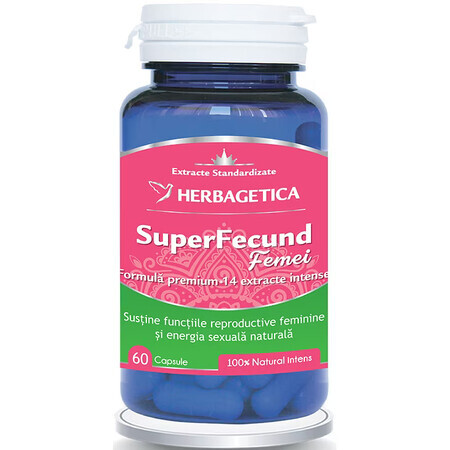 SuperFercund Donna, 60 capsule, Herbagetica