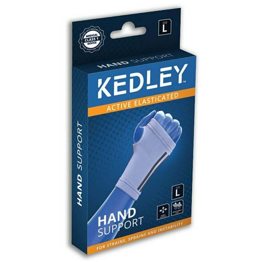 Elastic hand support size L, KED012, Kedley