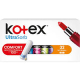 Normaal UltraSorb maandverband, 32 stuks, Kotex