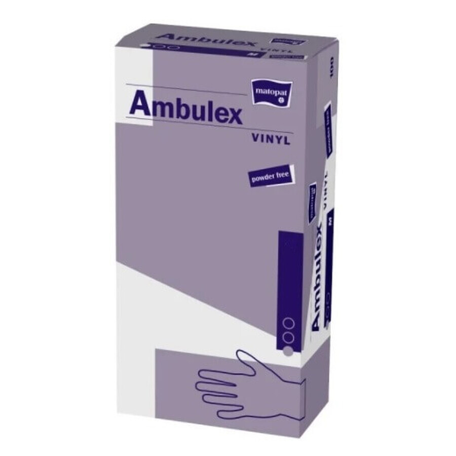 Guanti per trattamento Ambulex Vinyl XS senza polvere, 100 pezzi - Lunga durata!