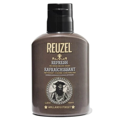 Reuzel Refresh No-Leak Shampoo a secco per barba Refresh 100ml