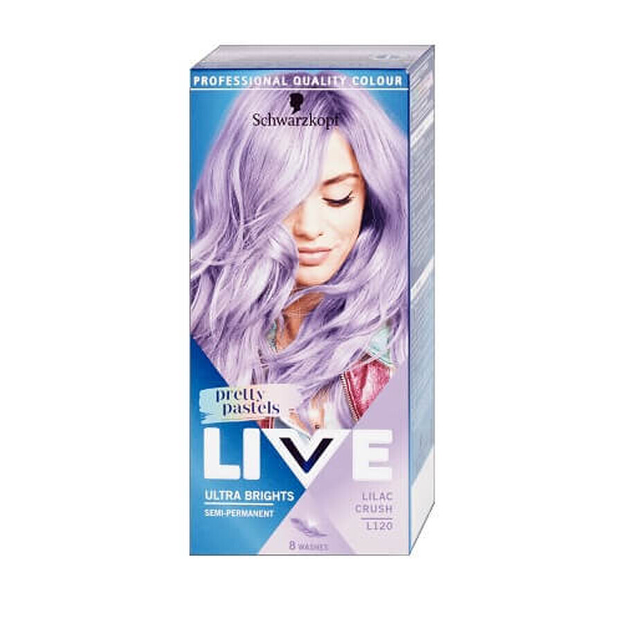 Schwarzkopf Live Ultra Brights Pretty Pastels Wachsfarbe L120 Lilac Crush